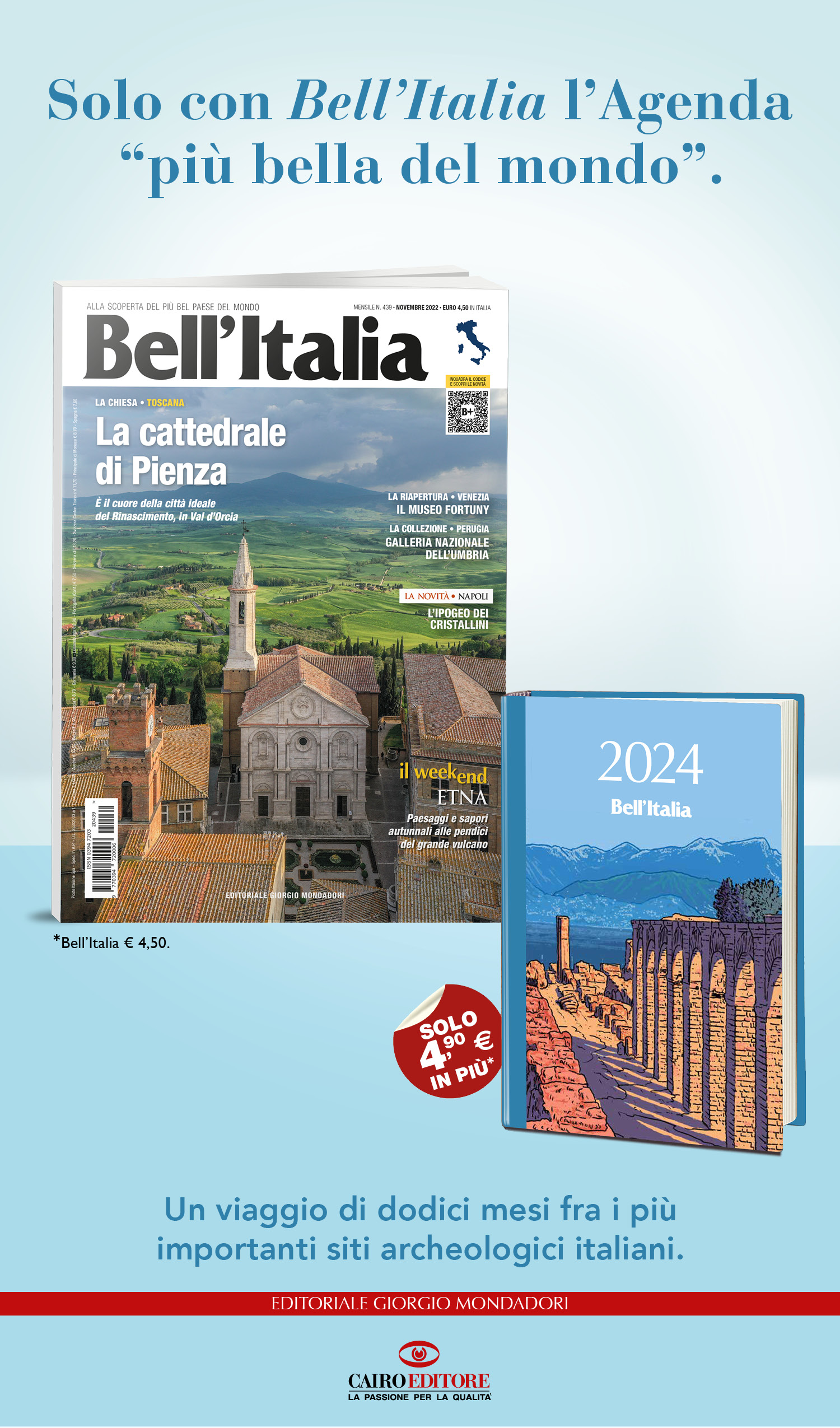 Solo con Bell’Italia l’Agenda “più bella del mondo