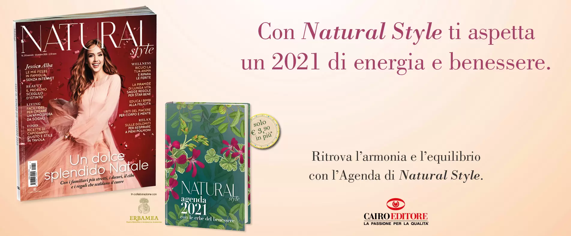 Con Natural Style ti aspetta un 2021 di energia e benessere.